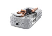 Intex 64488ND Twin Supreme Air-Flow 1-Persoons Luchtbed 191x99x51 cm + Ingebouwde Pomp Grijs - thumbnail