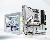 ASRock B850M Steel Legend Moederbord Socket AMD AM5 Vormfactor Micro-ATX Moederbord chipset AMD® B850 - thumbnail