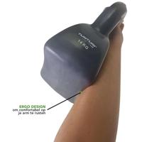 Tunturi Vinyl Kettlebell l 14KG l grijs - thumbnail