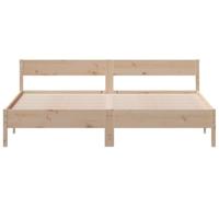 Bedframe zonder matras massief grenenhout 180x200 cm - thumbnail