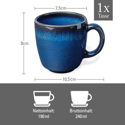 Villeroy & Boch Koffiekopje Lave 190 ml - Blauw - thumbnail