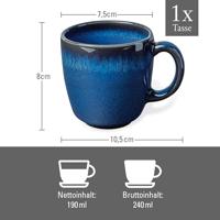 LIKE BY VILLEROY & BOCH - Lave - Koffiekop 0,20l Bleu - thumbnail