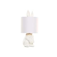 Bureaulamp Home ESPRIT Wit Gouden 50 W 220 V - thumbnail