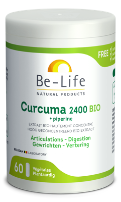 Be-Life Curcuma 2400 + piperine bio 60 Softgels