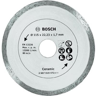 Bosch Accessoires Diamantdoorslijpschijf voor tegels, 115 mm - 2607019472 Bosch Accessoires Diamantdoorslijpschijf voor tegels, 115 mm - 2607019472