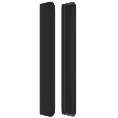 Boxspring met matras kunstleer zwart 140x190 cm - thumbnail