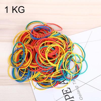Geassorteerde kleuren stevige stretch elastisch Rubber Bands School Supplies Kantoorbenodigdheden 1KG Per zak