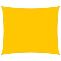 VidaXL Zonnezeil 160 g/m² rechthoekig 2x2,5 m hdpe geel - thumbnail
