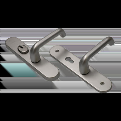 AMI Veiligheidsbeslag 386 Rotaveer250/50/15 Kt72Omkeer /Profielcilinder 72 Omkeer F1 Deurdikte 38/42 Mm. - 656731