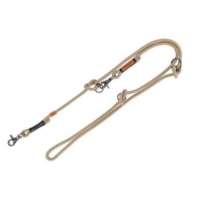 TRIXIE BE NORDIC HONDENRIEM VERSTELBAAR ZAND / ZWART 200X0,8 CM
