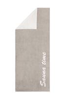 Cawö Cawo sauna handdoek 449 80x200 stein - thumbnail