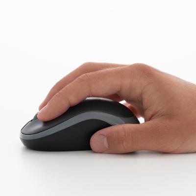 Logitech M185 Zwart/Grijs Draadloze Muis - thumbnail