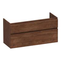 Brauer Delight - Onderkast - 120 cm - met 2 Softclose Lades Greeploos en 1 Sifon Uitsparing - Forest Cacao - thumbnail