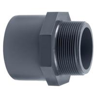 Aquaforte PVC Puntstuk Buitendraad 3'' - Waterdichte Vijverkoppeling 90x110mm - thumbnail