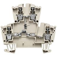 Weidmüller 2555650000 Doorgangsklem 2-etages 5.10 mm Schroeven Beige 25 stuk(s) - thumbnail