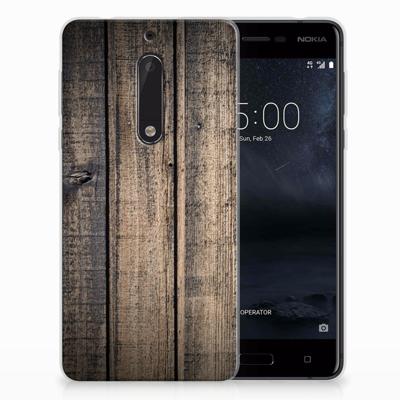 Nokia 5 | Bumper Hoesje | Steigerhout