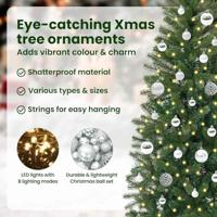 Kunstkerstboom met 150 LED met standaard Groen 150 cm PE en PVC - thumbnail