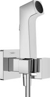 Hansgrohe bidethanddouche 1jet E EcoSmart voor warm water met douchehouder en doucheslang 125 cm, chroom - thumbnail