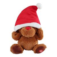 Take me Home Dansend Rendier Knuffel + Kerstmuts + Muziek - thumbnail