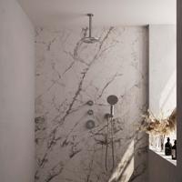 Brushed Carving thermostatische regendouche SET 11 met 20 cm douchekop - thumbnail