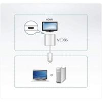DisplayPort Kabel DisplayPort Male - HDMI Female 0.15 m Wit - thumbnail