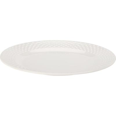Bord melamine Ø21cm wit