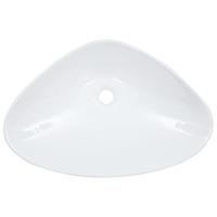 Wastafel 58,5x39x14 cm keramiek wit - thumbnail