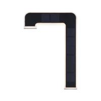 Paulmann 79848 4000870798485 Huisnummerlamp op zonne-energie Energielabel: A (A - G) 0.20 W Warmwit Zwart - thumbnail