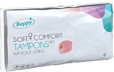 Beppy Soft+ comfort tampons wet 4 Stuks