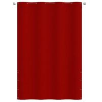 VidaXL Balkonscherm 160x240 cm oxford stof rood - thumbnail