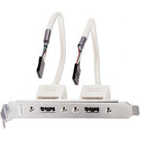 Lindy USB-adapter / 2 x 5 IDC, 0.20m