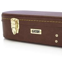 Gator Cases GW-335-BROWN houten koffer voor semi-hollow gitaar - thumbnail