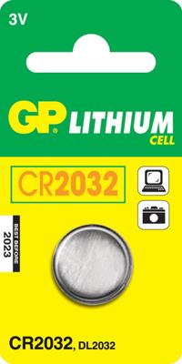 GP Cr2032 lithium-knoopcel 3v 1pk