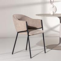 Nohr Eetkamerstoel 'Chadley' kleur Beige - thumbnail