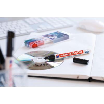 Edding permanent marker voor CD/DVD/BD e-8400 rood