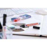 Edding permanent marker voor CD/DVD/BD e-8400 rood - thumbnail