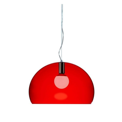 Kartell Fly Hanglamp Rood Kartell Fly Hanglamp Rood