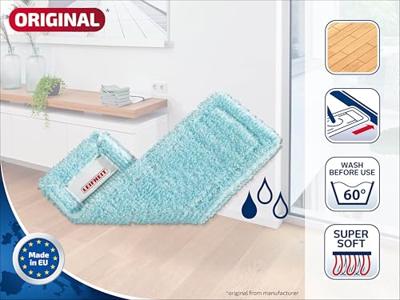 Leifheit 1147669004 Profi extra soft für den Bodenwischer Profi, gefaltet Mopovertrek Blauw 1 stuk(s) Leifheit 1147669004 Profi extra soft für den Bodenwischer Profi, gefaltet Mopovertrek Blauw 1 stuk(s)