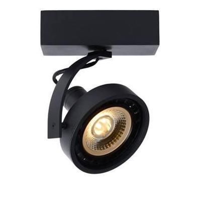 Lucide DORIAN - Plafondspot - Ø 11,7 cm - LED Dim to warm - GU10 (ES111) - 1x12W 2200K/3000K - Zwart