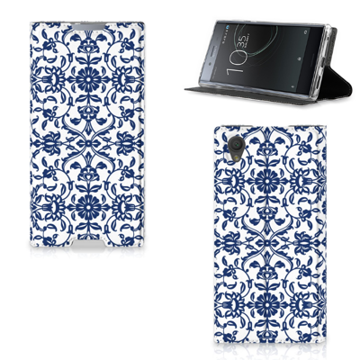 Sony Xperia L1 Smart Cover Flower Blue Sony Xperia L1 Smart Cover Flower Blue
