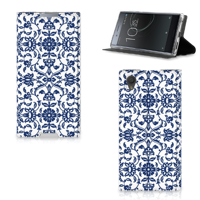 Sony Xperia L1 Smart Cover Flower Blue - thumbnail