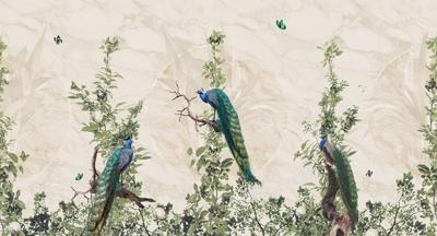 Muance Muance Fotobehang Peacock Forest - MU13040