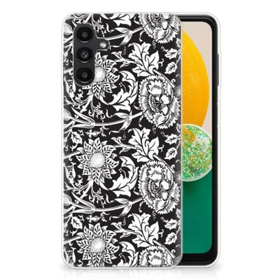 Samsung Galaxy A13 | A04s | TPU Case | Black Flowers