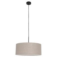 Steinhauer Hanglamp Sparkled light 8155 zwart grijs linnen kap - thumbnail