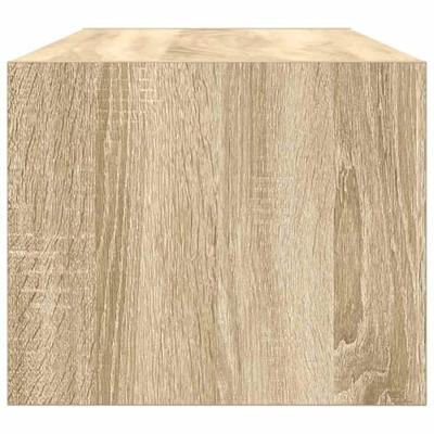 Tv-meubel 80x31x25,5 cm bewerkt hout sonoma eikenkleurig