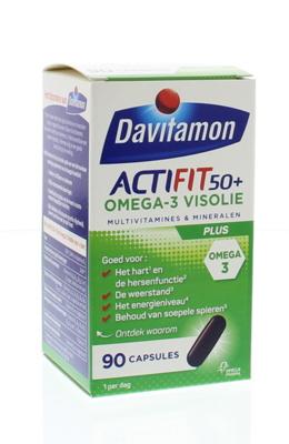 Davitamon Actifit 50+ Omega-3 Visolie Capsules