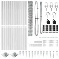 Weidehekwerk Zilver 25 x 1.2 m Gegalvaniseerd staal - thumbnail