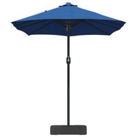 Tuinparasol Blauw 385 x 209 x 244 cm Stof - thumbnail