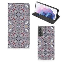 Samsung Galaxy S21 Plus | Standcase | Flower Tiles - thumbnail