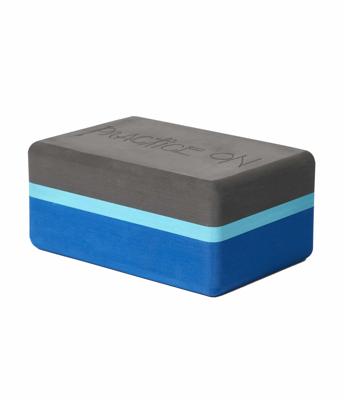 Manduka UpHold Yoga Blok EVA-Schuim Grijs/Blauw Rechthoekig - 23 x 15 x 10 cm